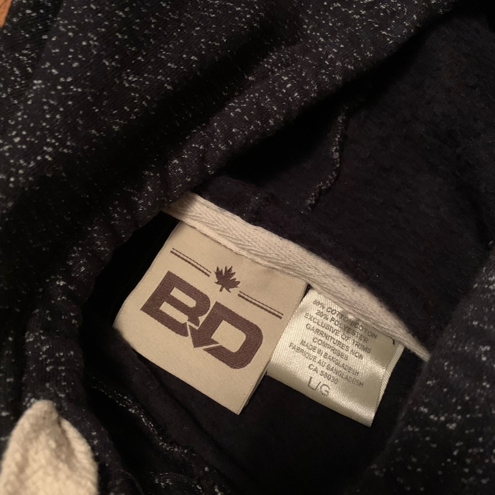 Vintage Bardown Hockey Canadian Hoodie Sweater Winter Fleece Pullover - Picture 6 of 6